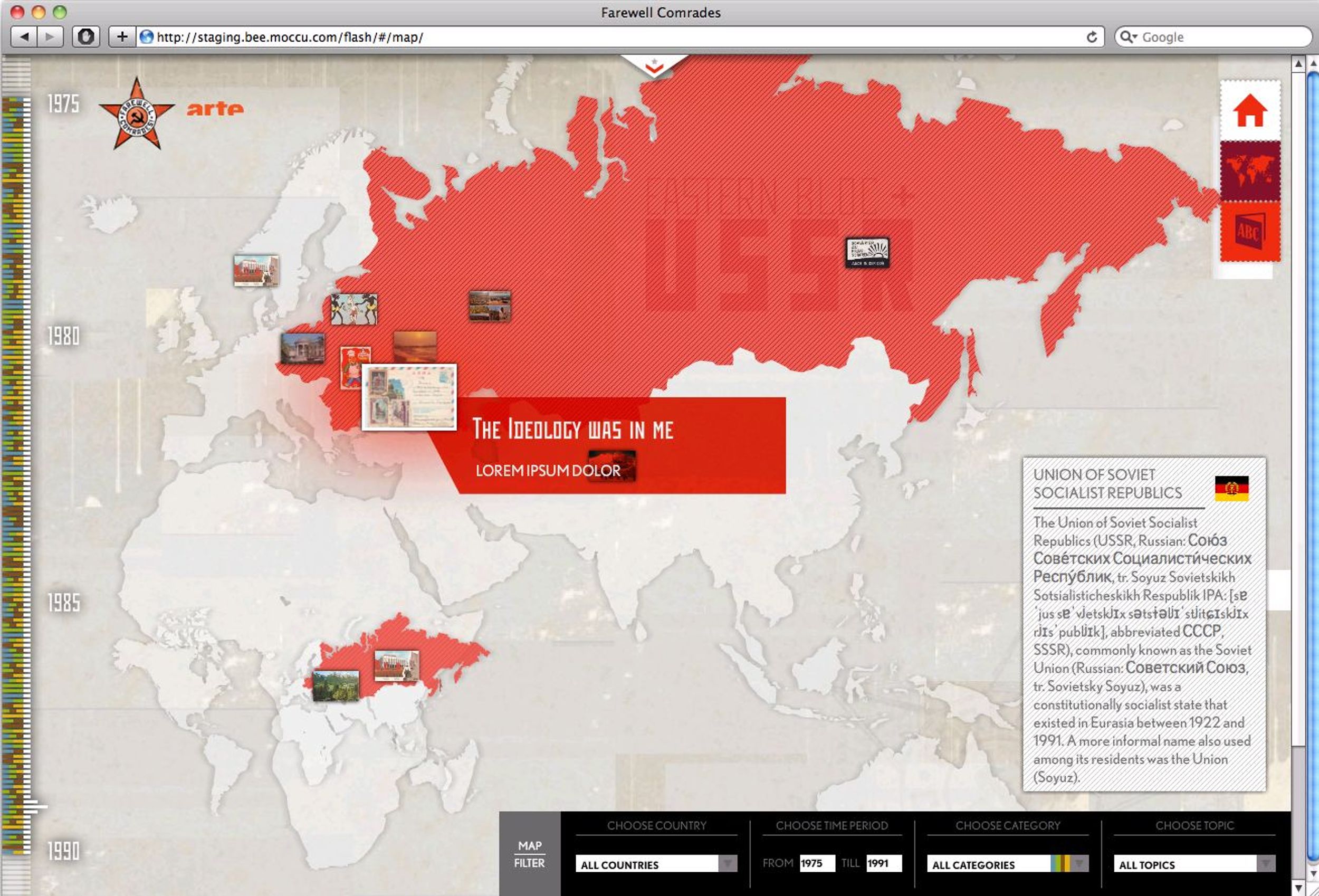 Farewell Comrades! Interactive